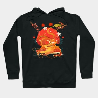 Retro Chinese New Year Dragon Hoodie